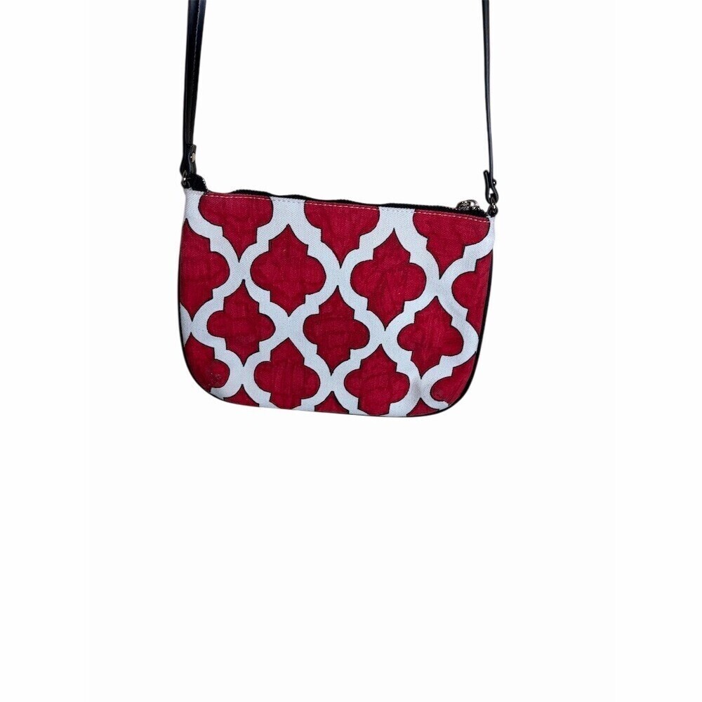 Brighton Love Dove Pouch Crossbody Bag Womens Small Red White Holiday Bird - Picture 5 of 6